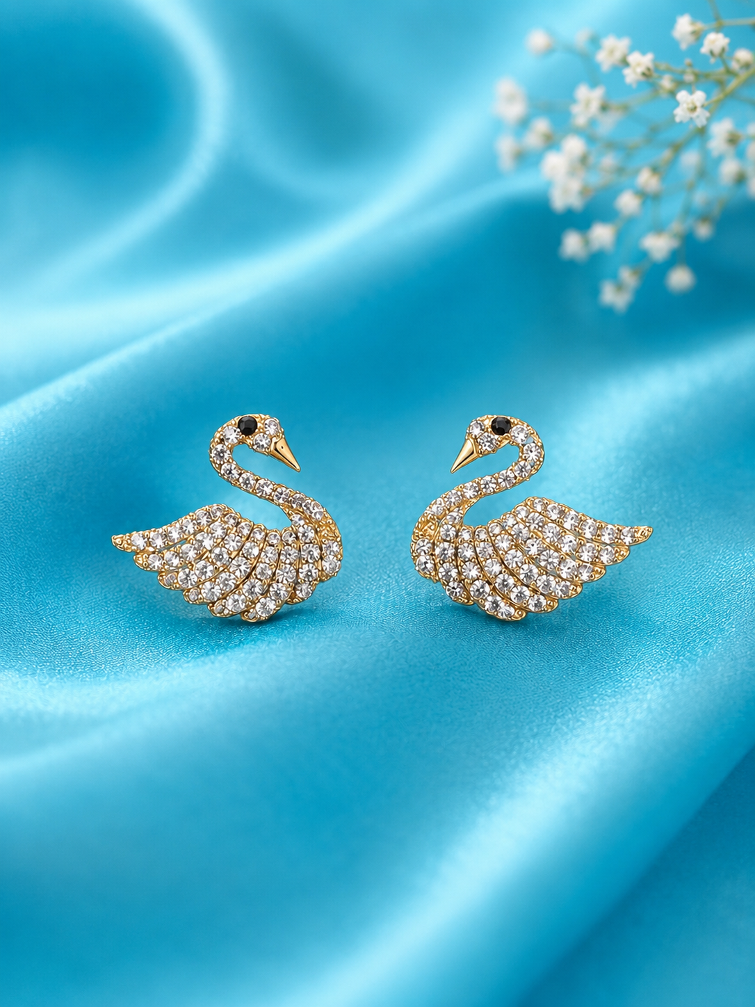 Regal Swan Studs