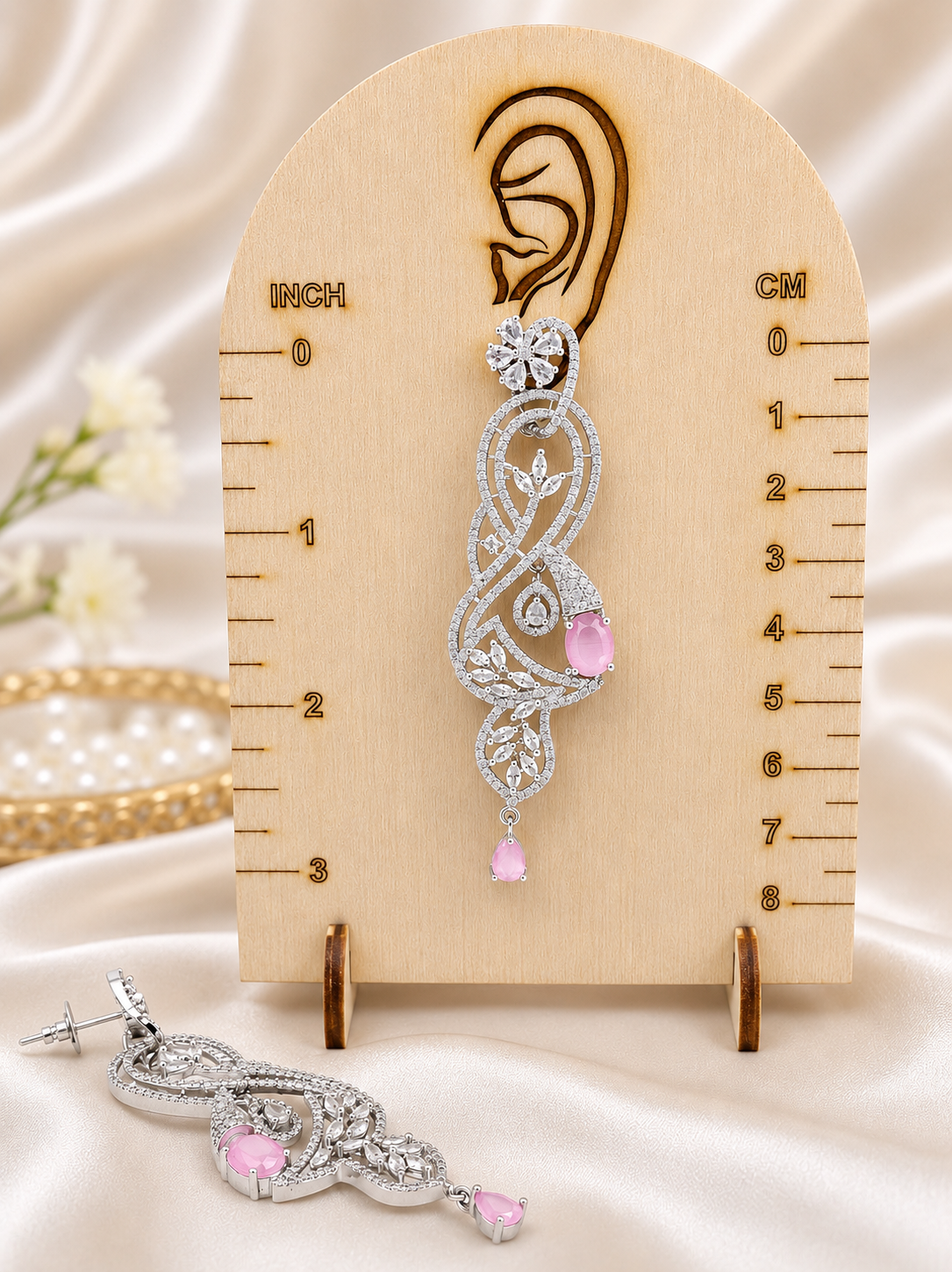 Blush Breeze Danglers