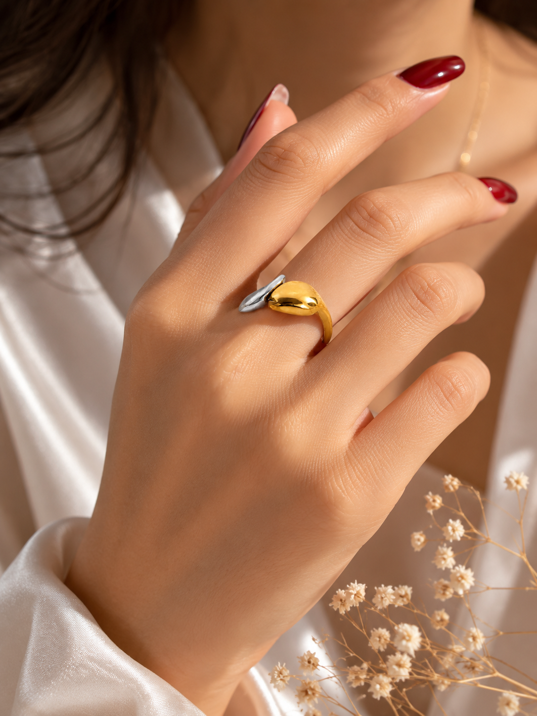 Dual Tone Serpent Ring