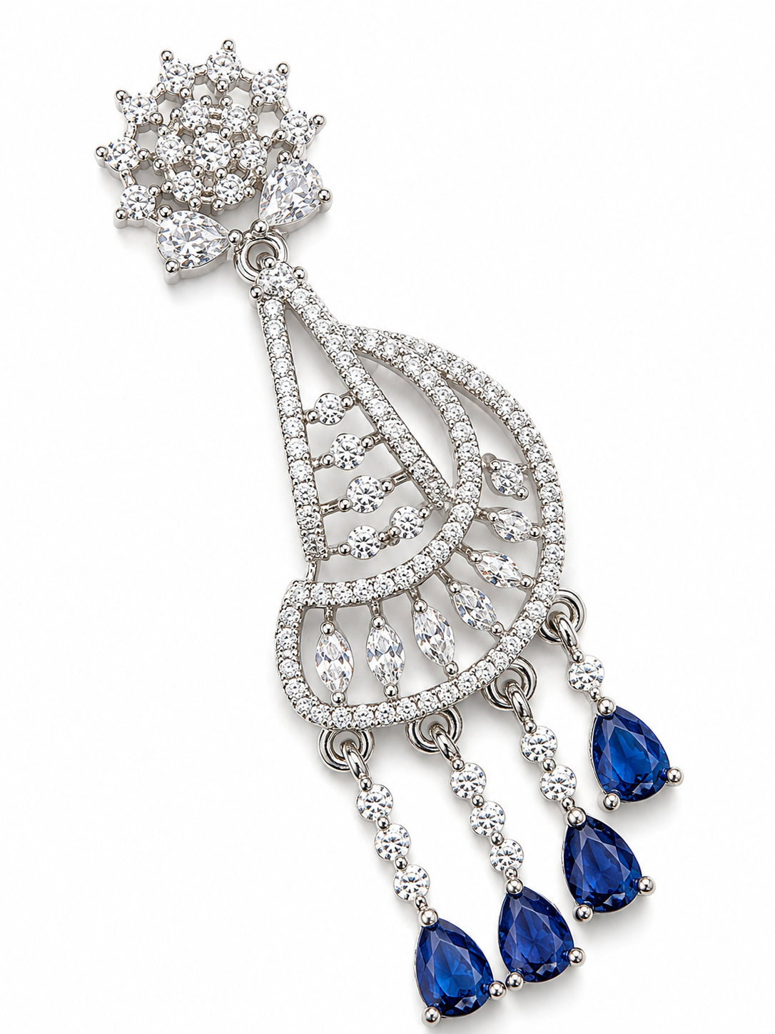 Elvarine Fusion Earrings - Blue