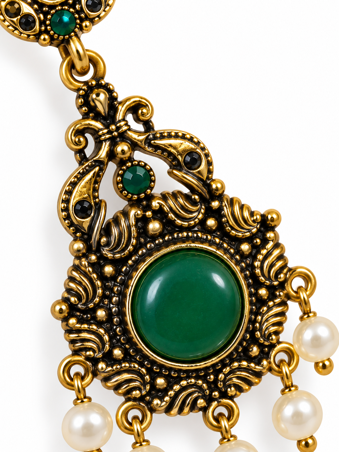 Emerald Meher Danglers