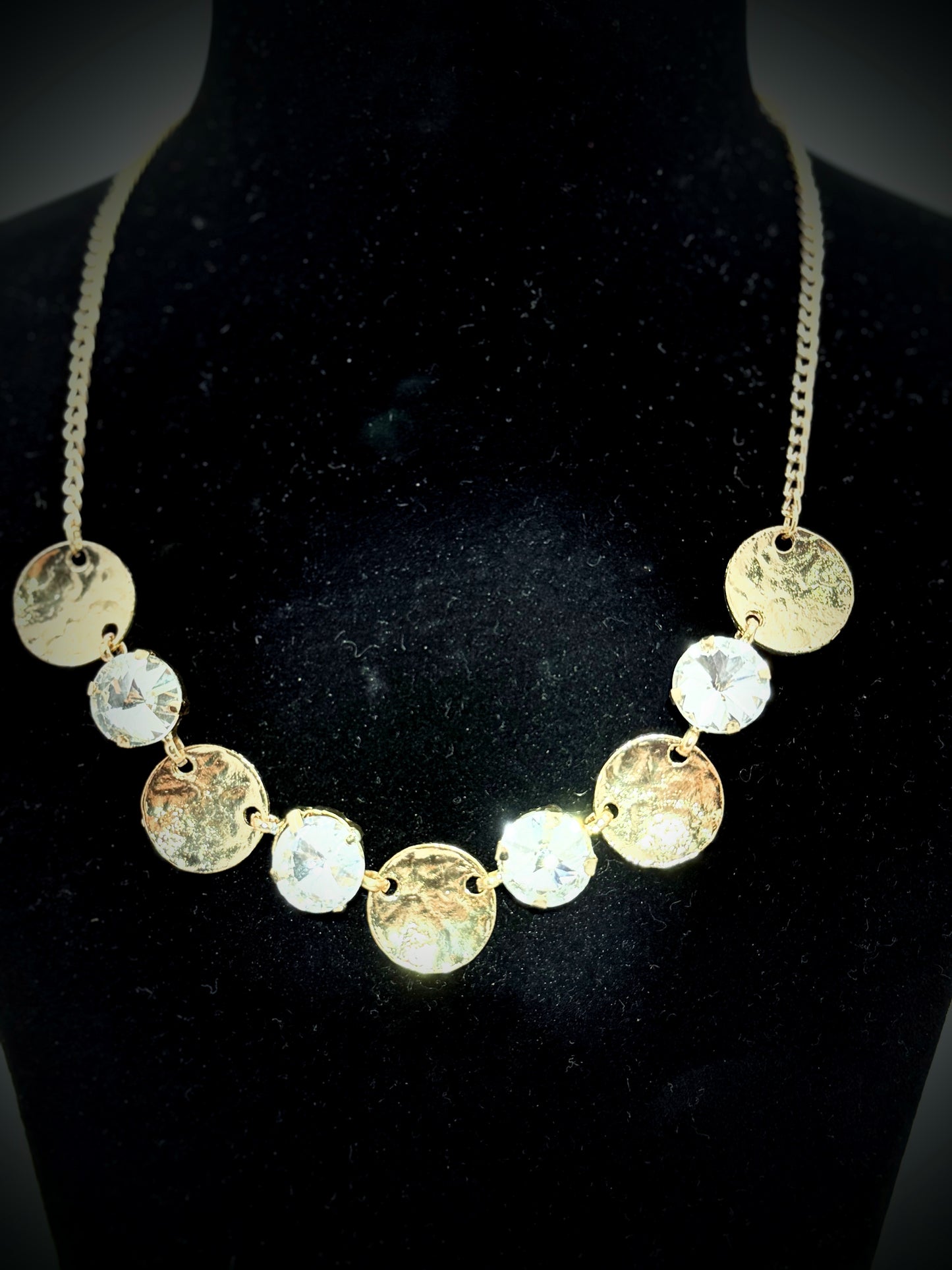 Crystal Burst Necklace Set