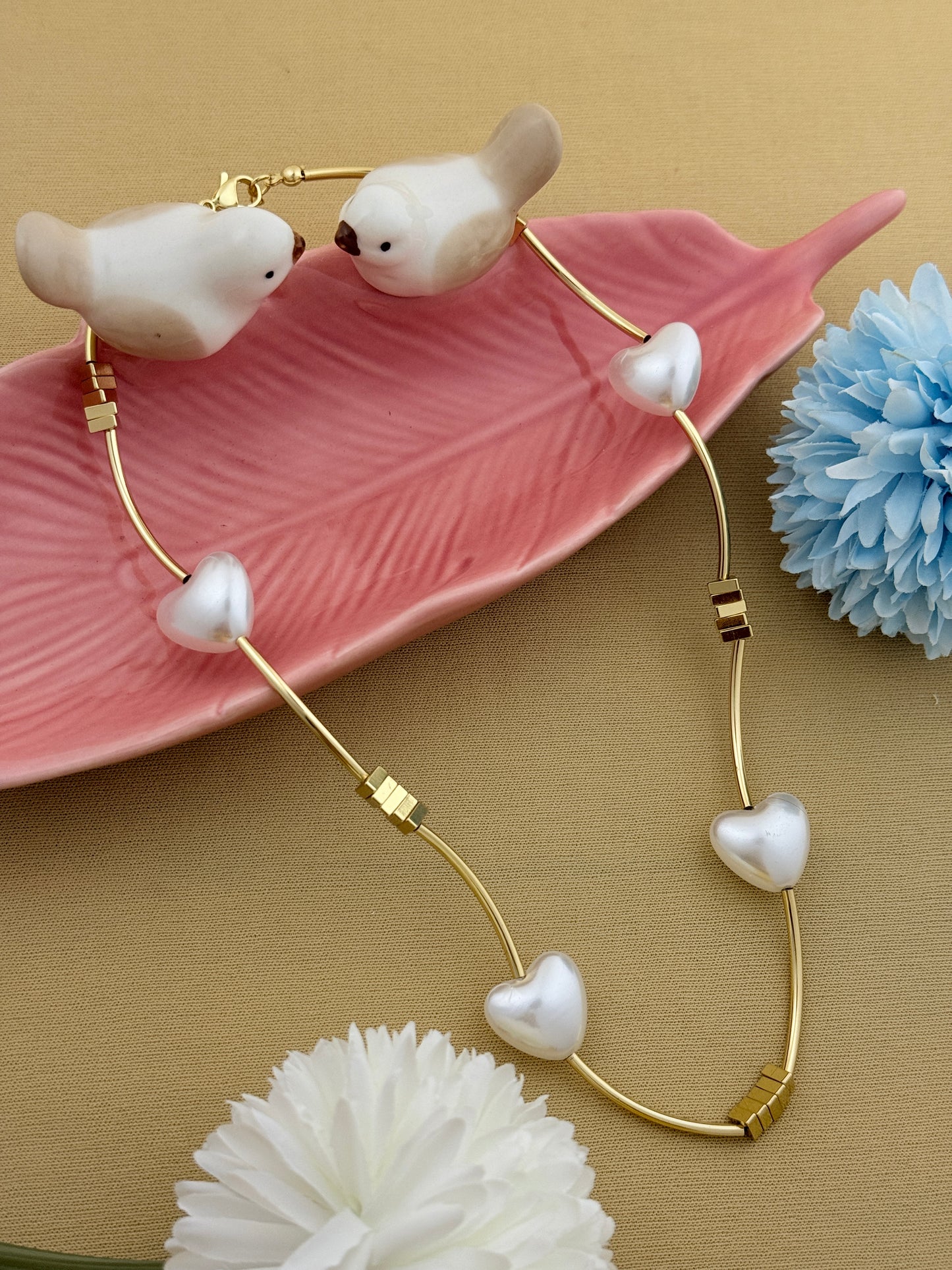 Peace Hearts Neckpiece