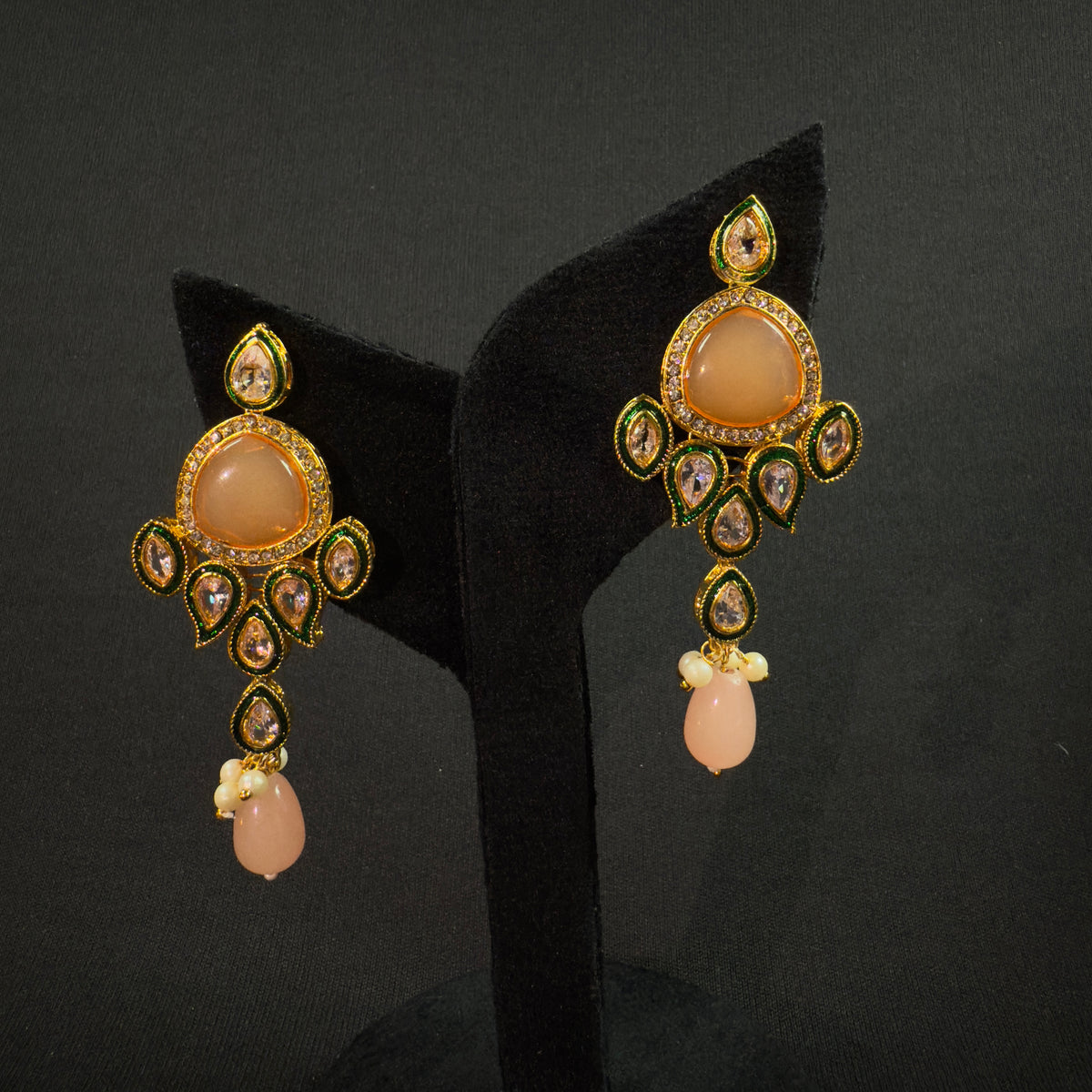Peach Love Kundan Choker Set
