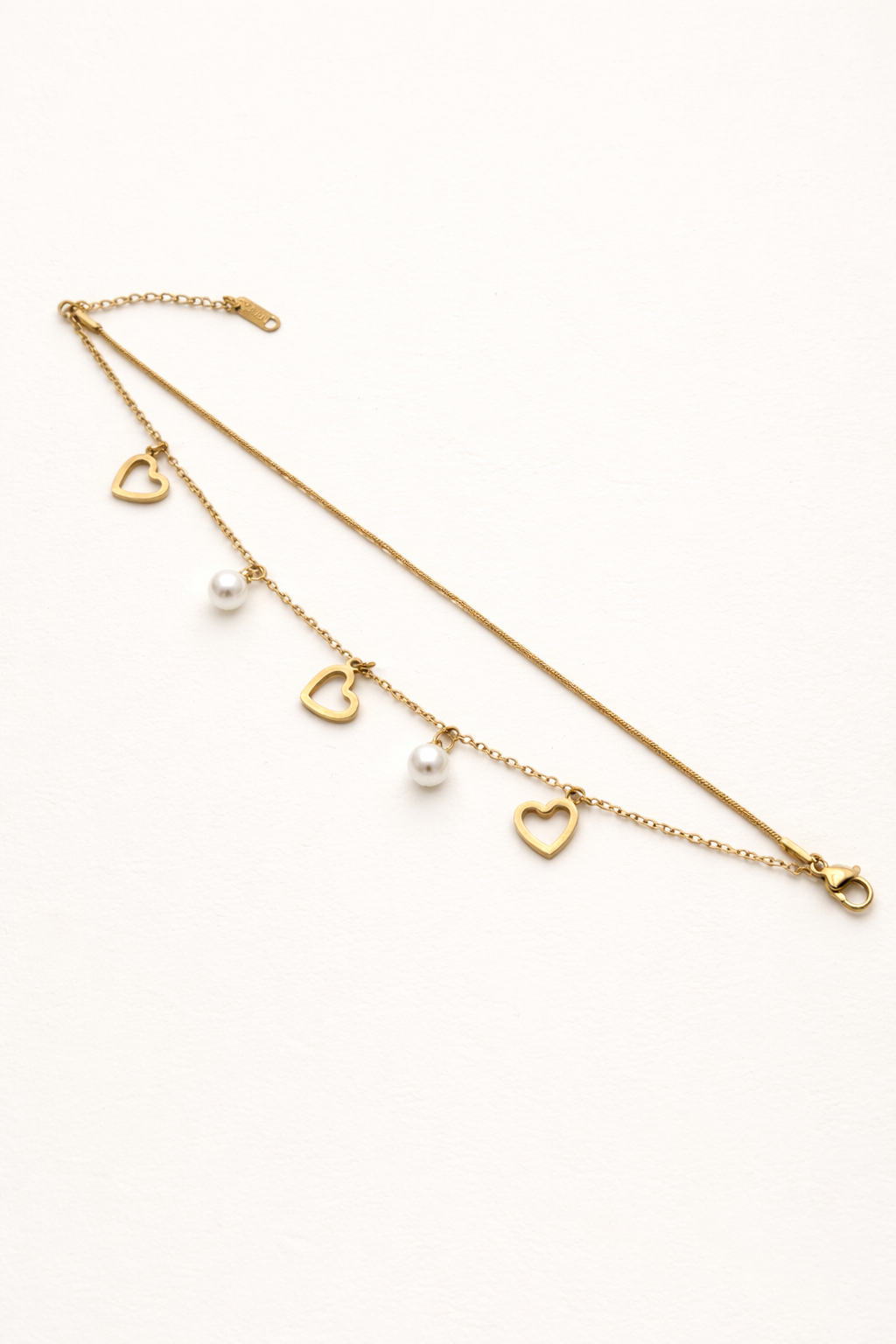 Pearly Hearts Bracelet