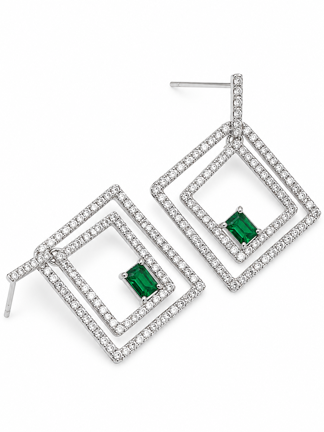 Varelle Earrings - Emerald