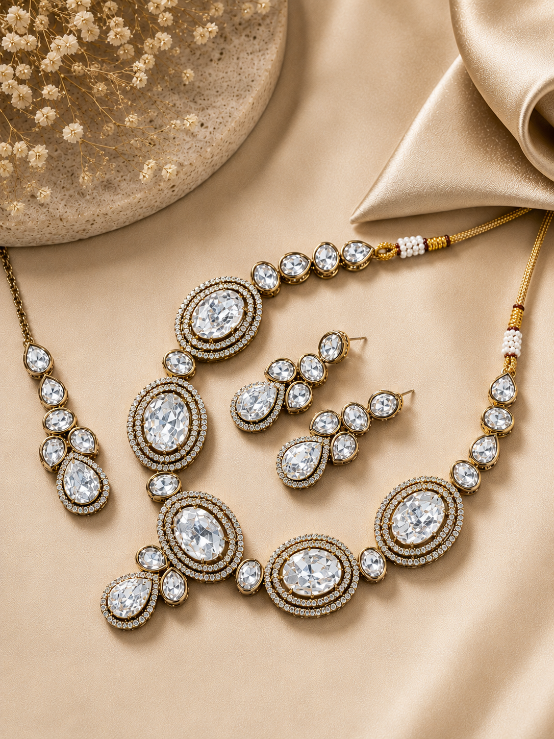 Dew Drops Kundan Set