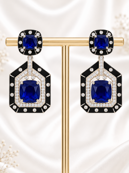 Imperial Sapphire Earrings