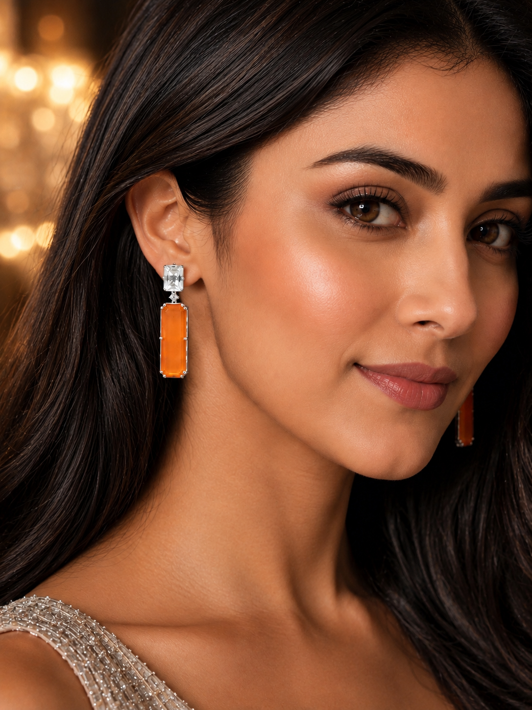 Amber Allure Earrings