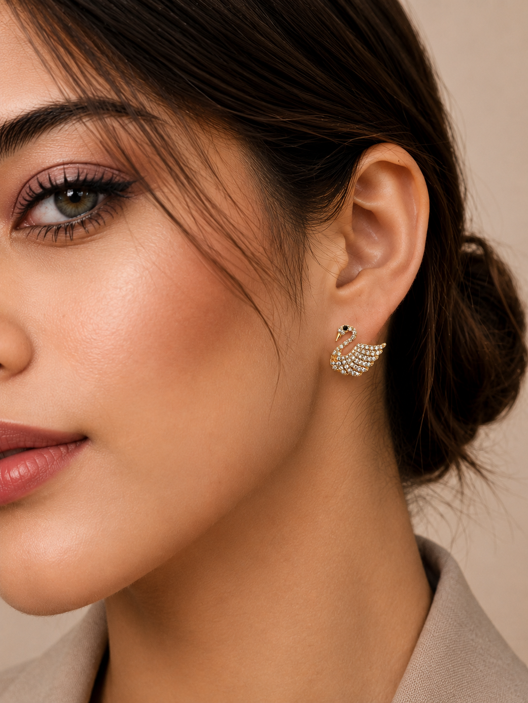 Regal Swan Studs