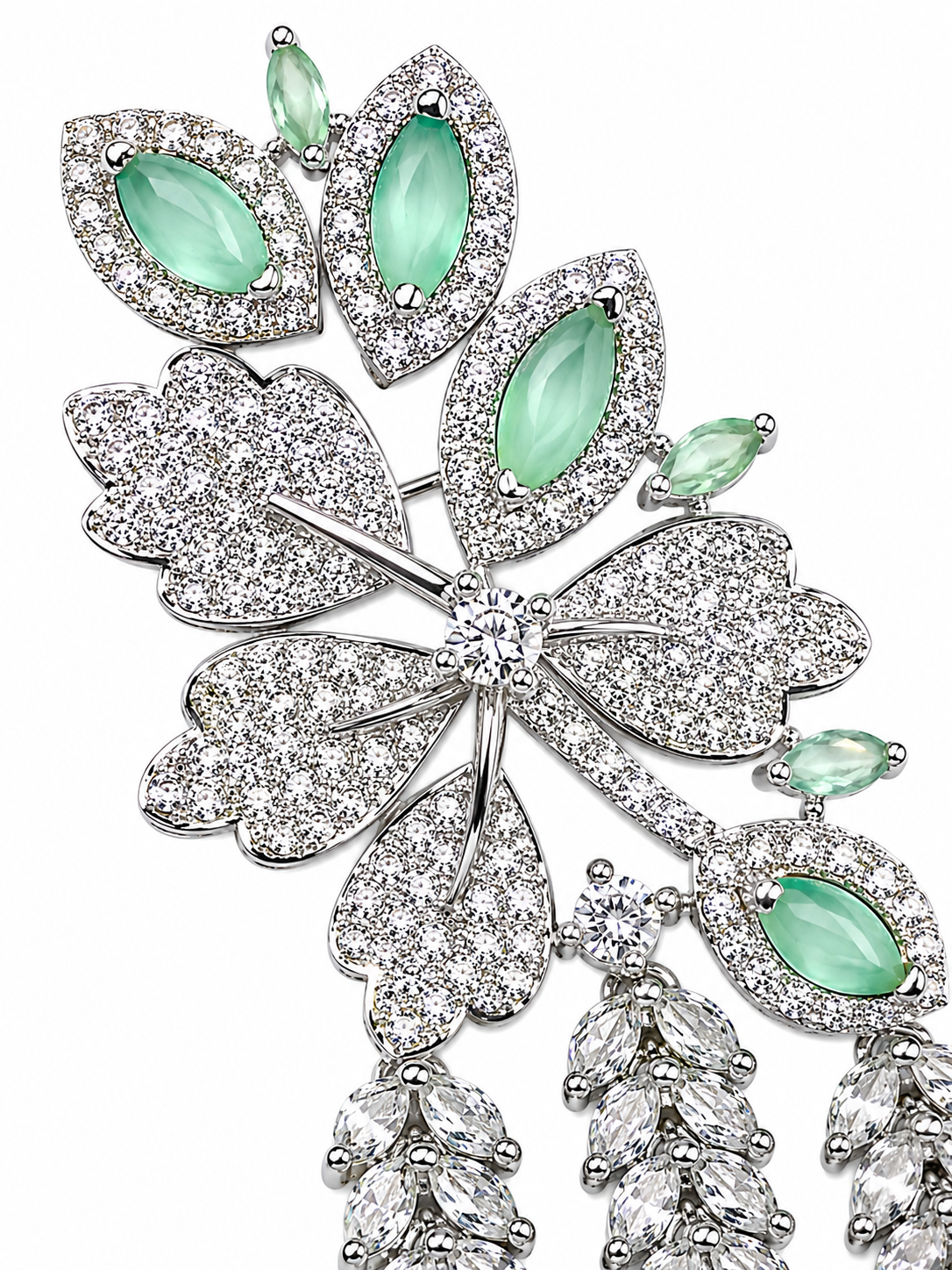 Mint Wisteria Earrings