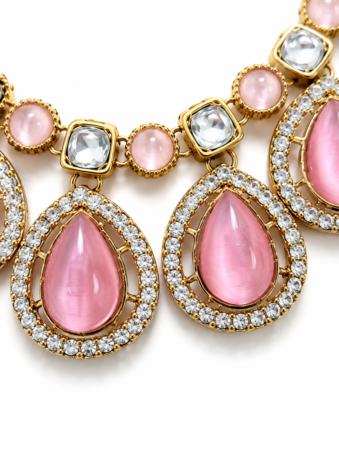 Rose Drops Necklace Set