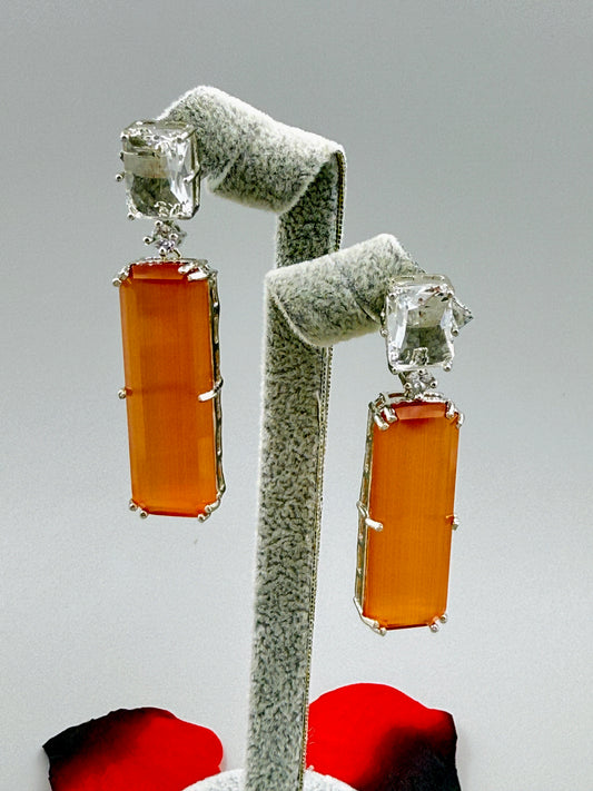 Amber Allure Earrings