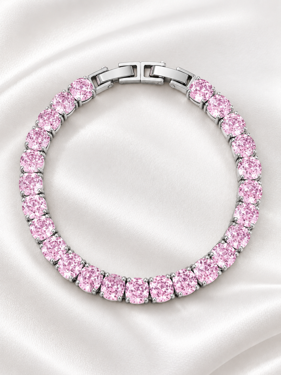 Blush Rose Tennis Bracelet