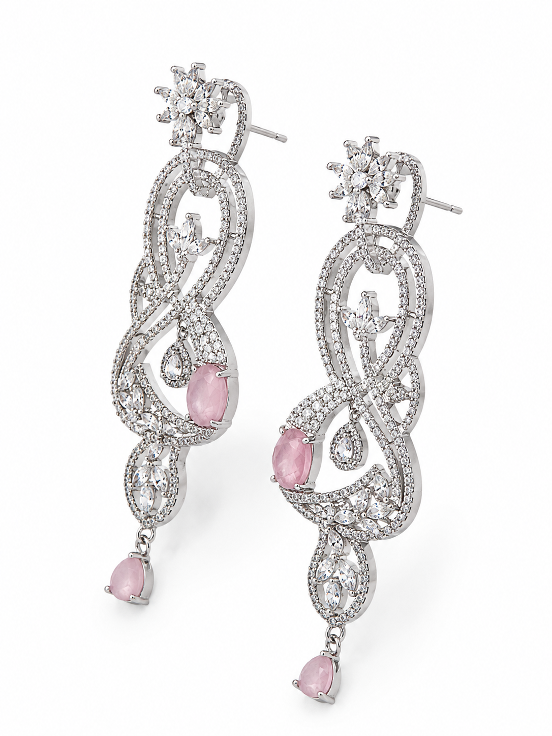 Blush Breeze Danglers