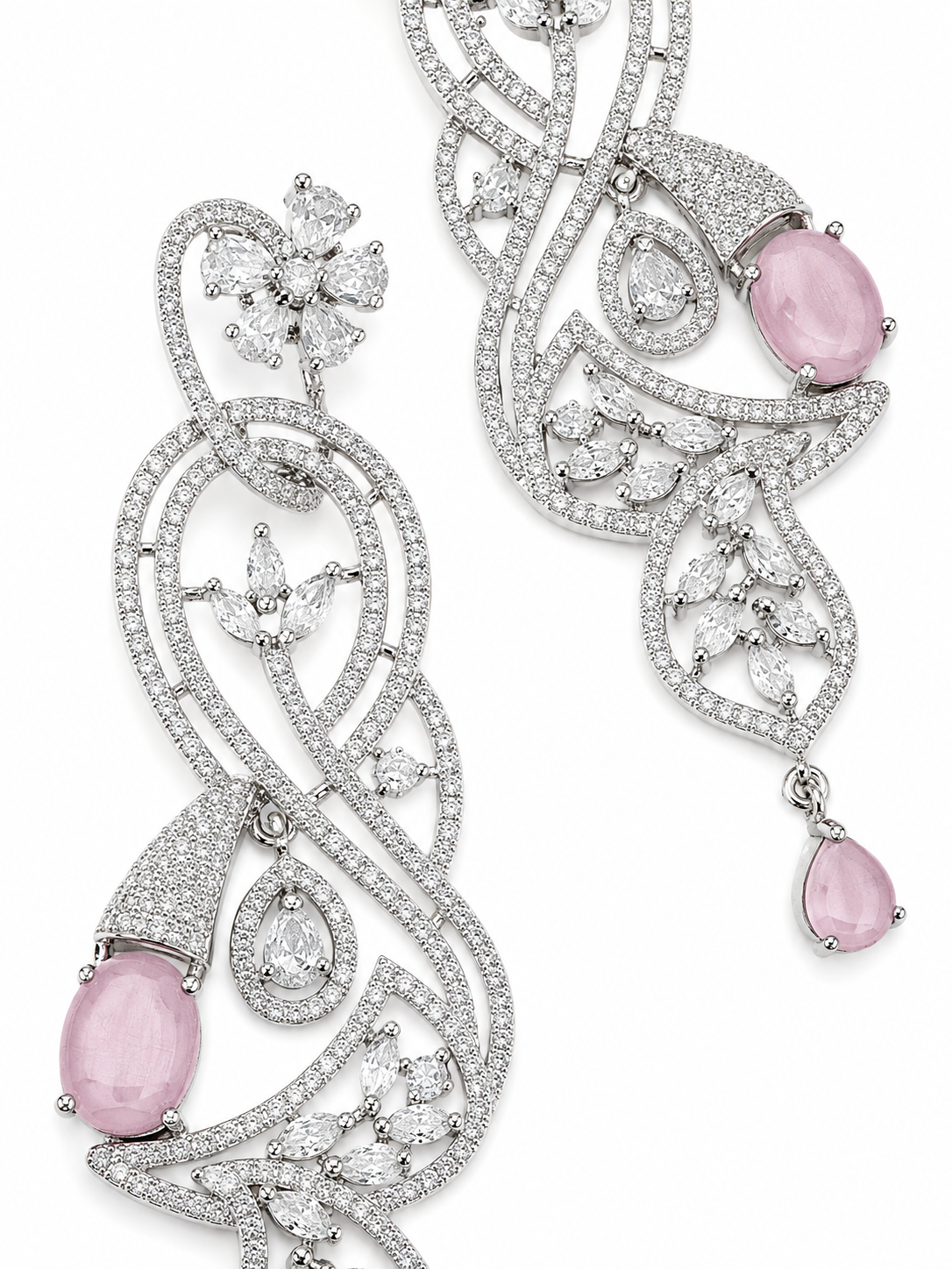 Blush Breeze Danglers