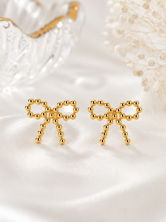 Bonbon Bow Studs