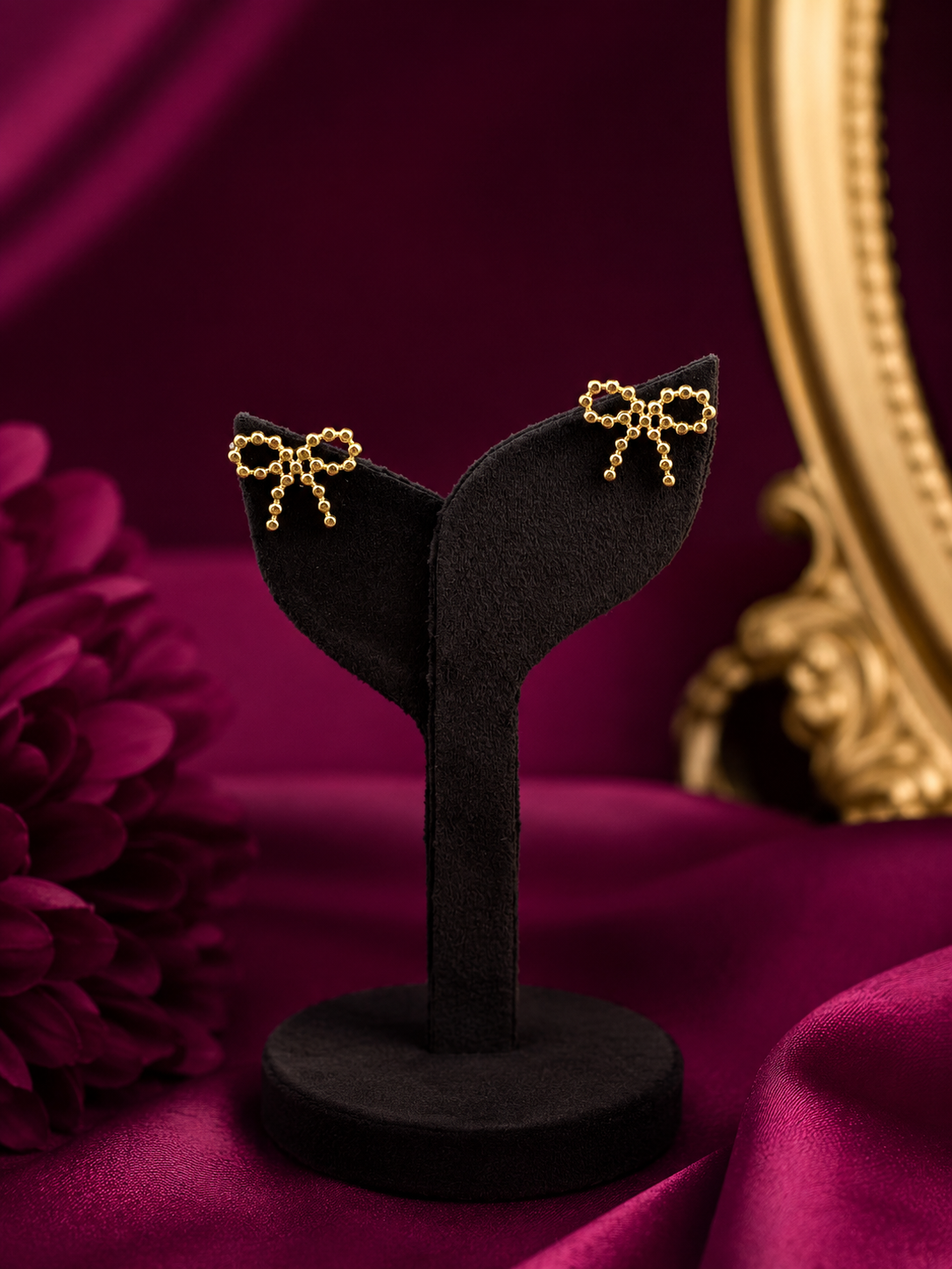 Bonbon Bow Studs