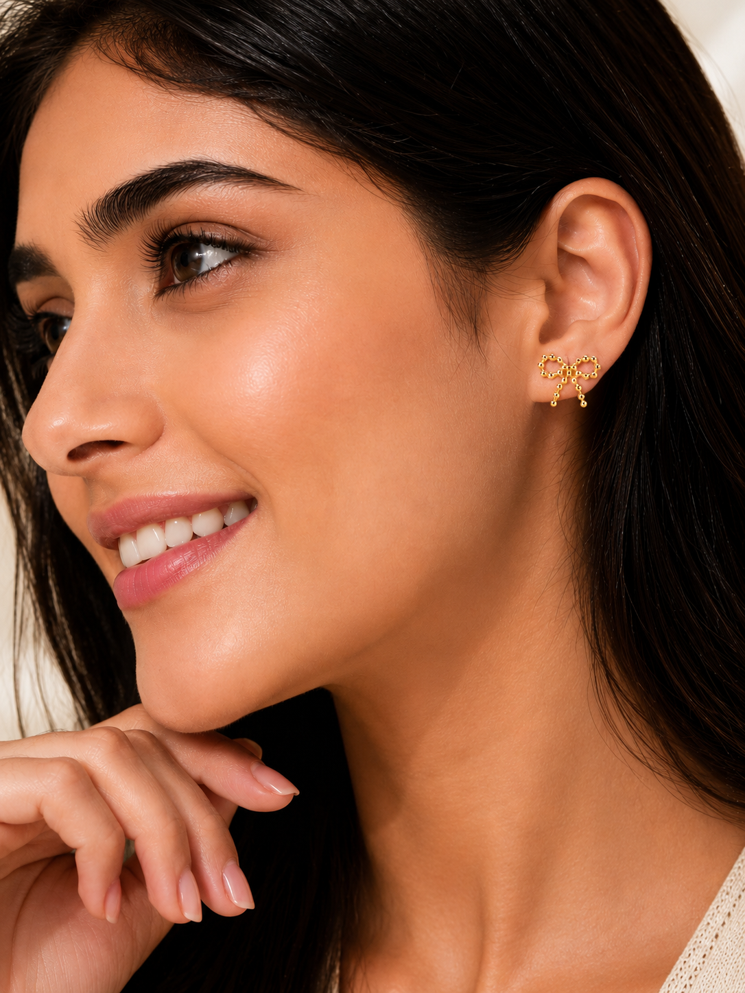 Bonbon Bow Studs