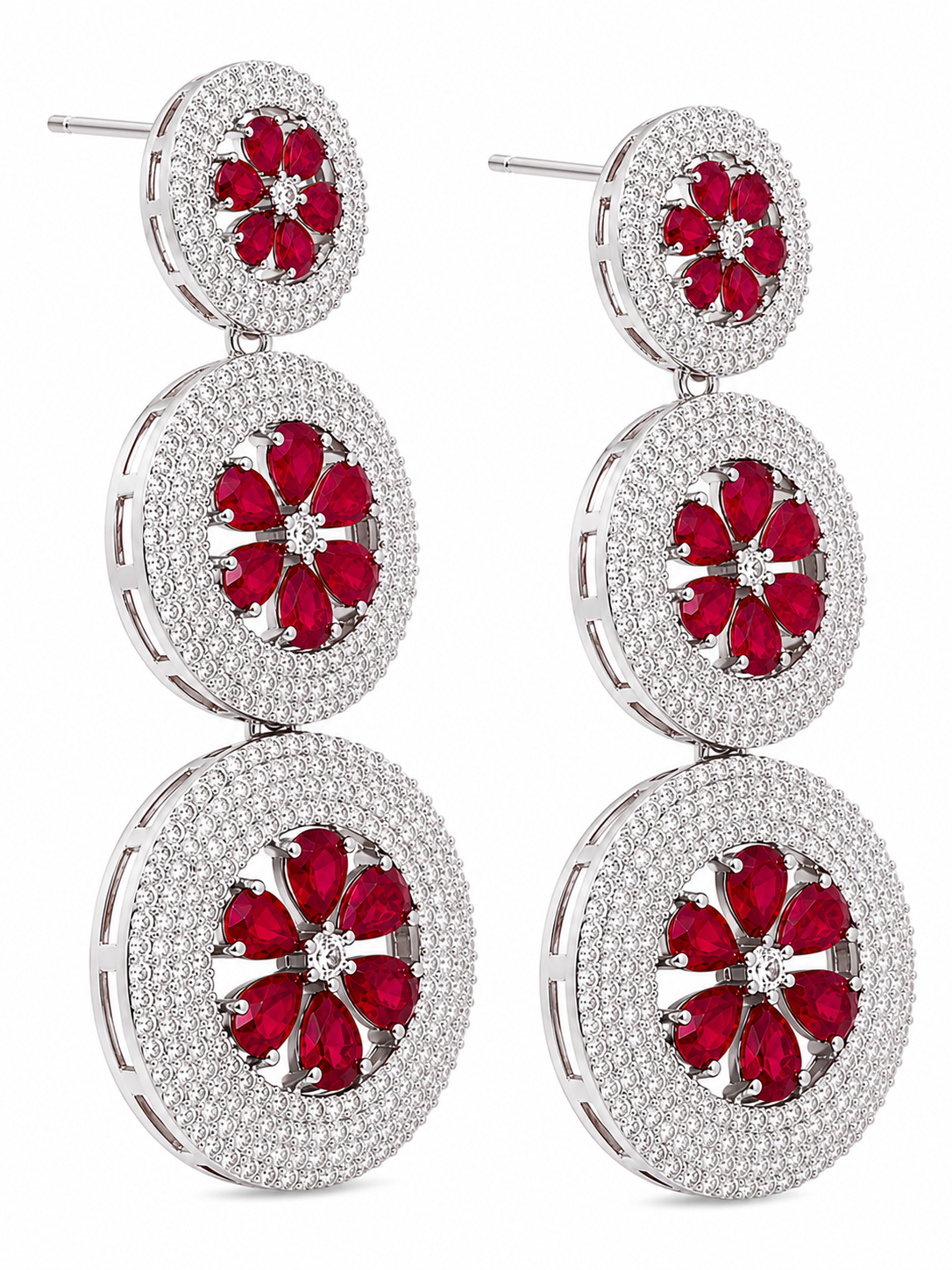 Crimson Dangler Earrings