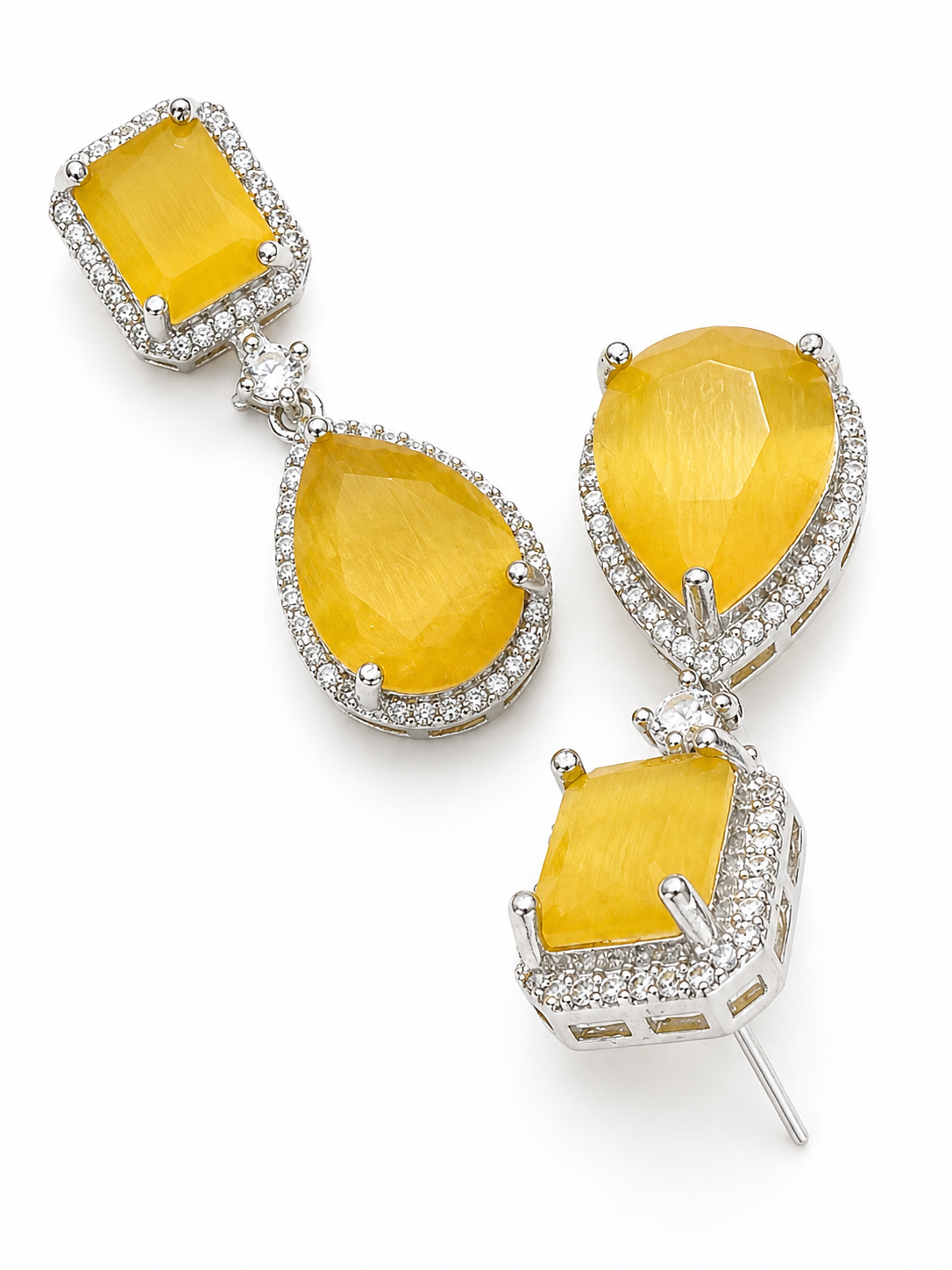 Canary Charm Drop Earrings