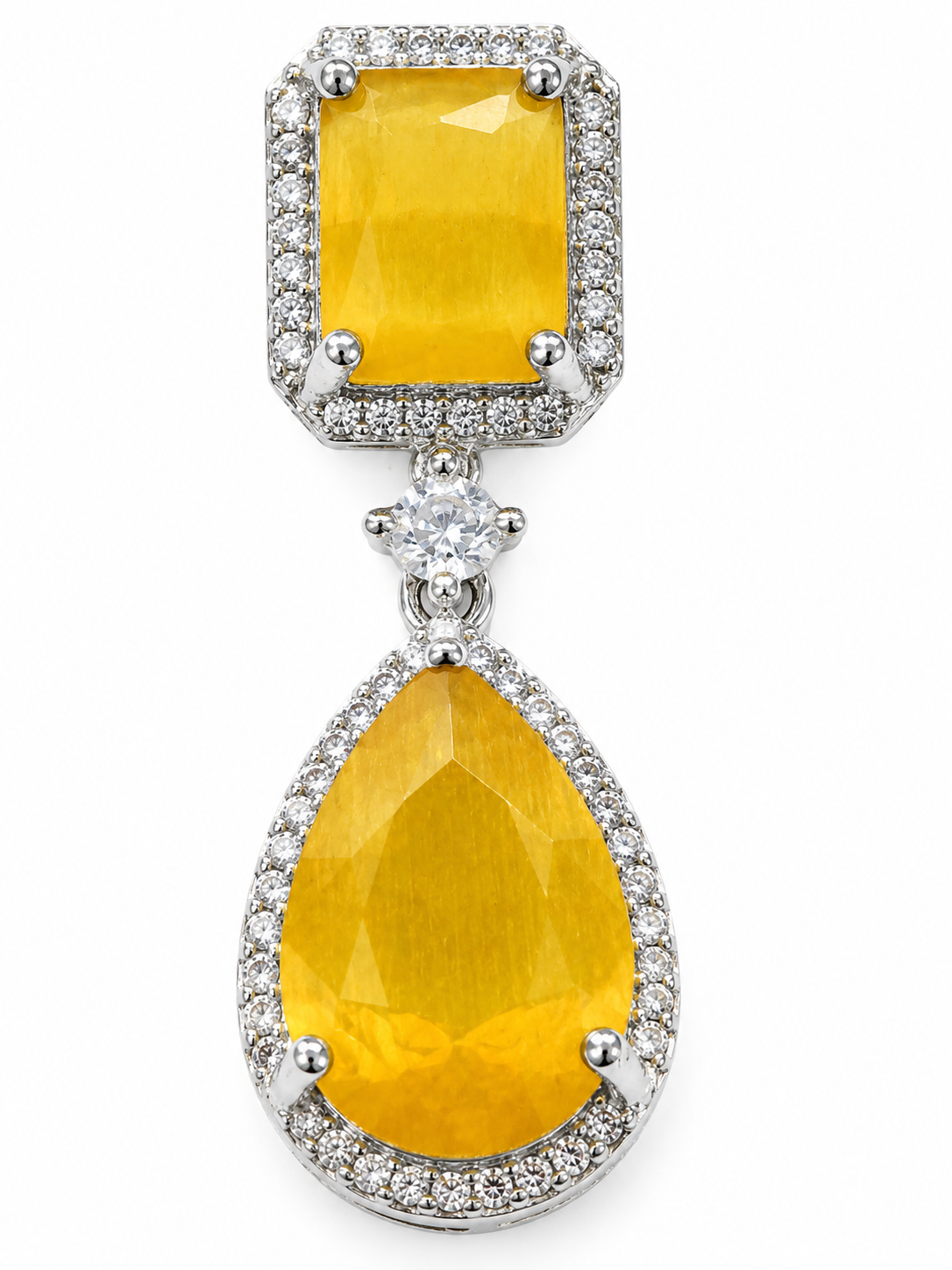 Canary Charm Drop Earrings