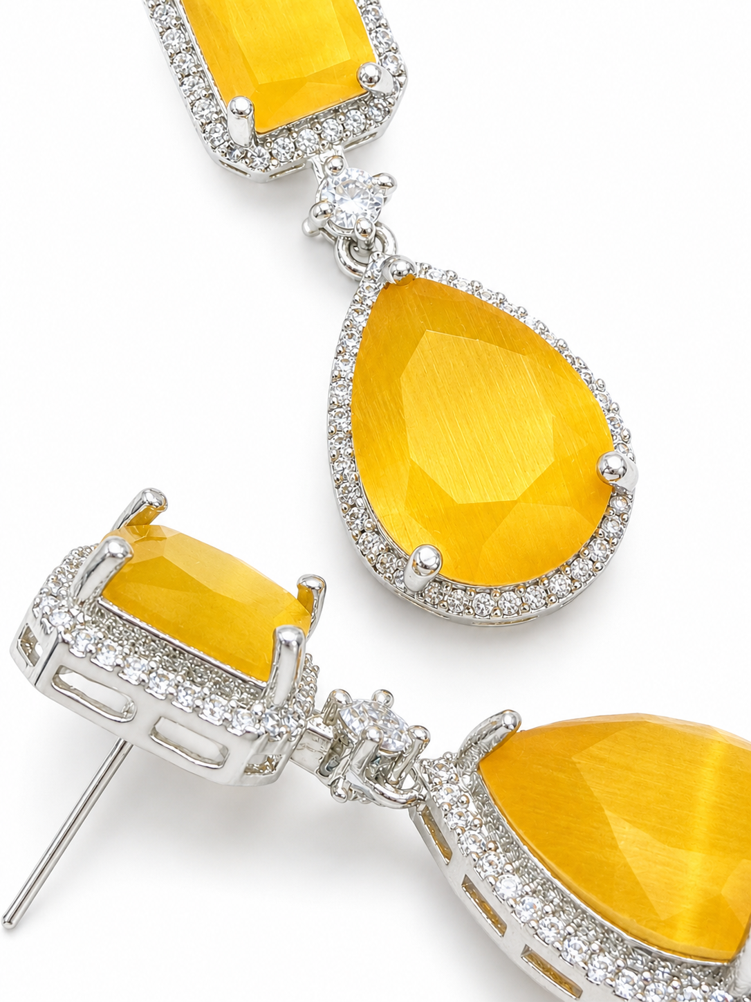 Canary Charm Drop Earrings