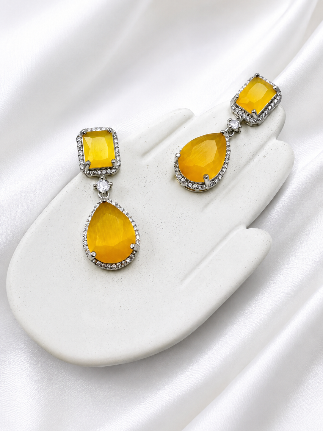 Canary Charm Drop Earrings