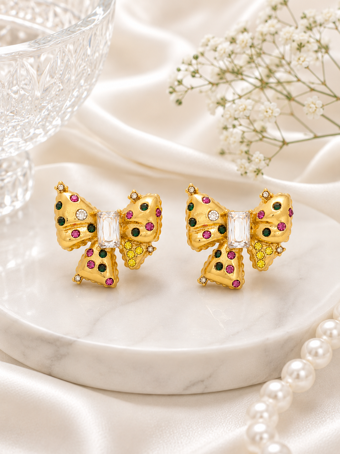 Carnival Bow Studs