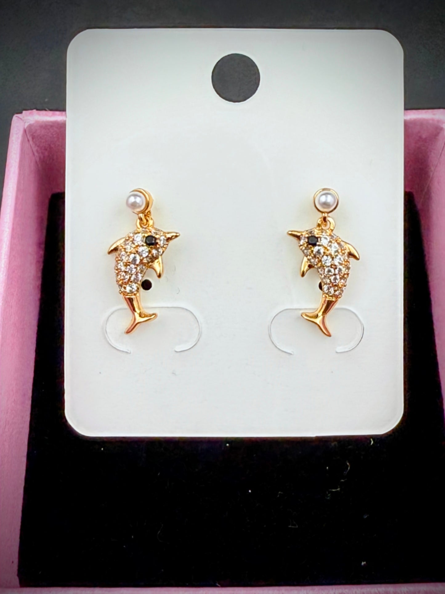 Charming Dolphin Studs