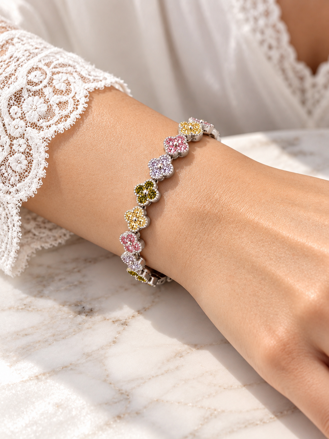 Clover Mosaic Bracelet