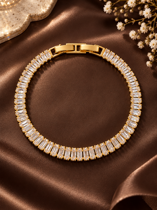 Crystal Veil Tennis Bracelet