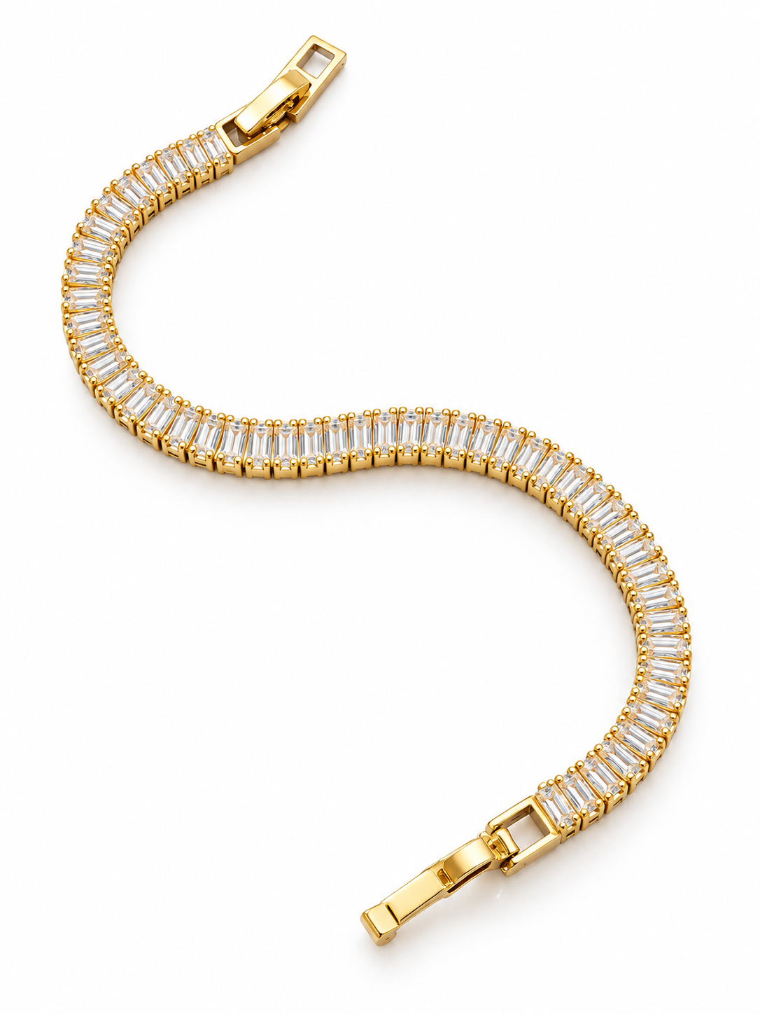 Crystal Veil Tennis Bracelet
