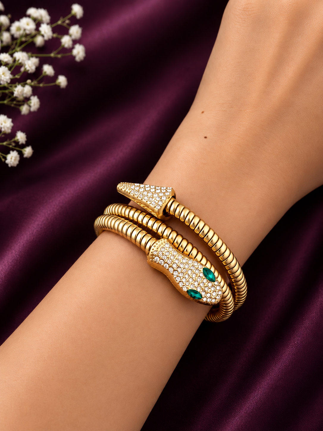 Cuddle Serpent Wrap Bracelet