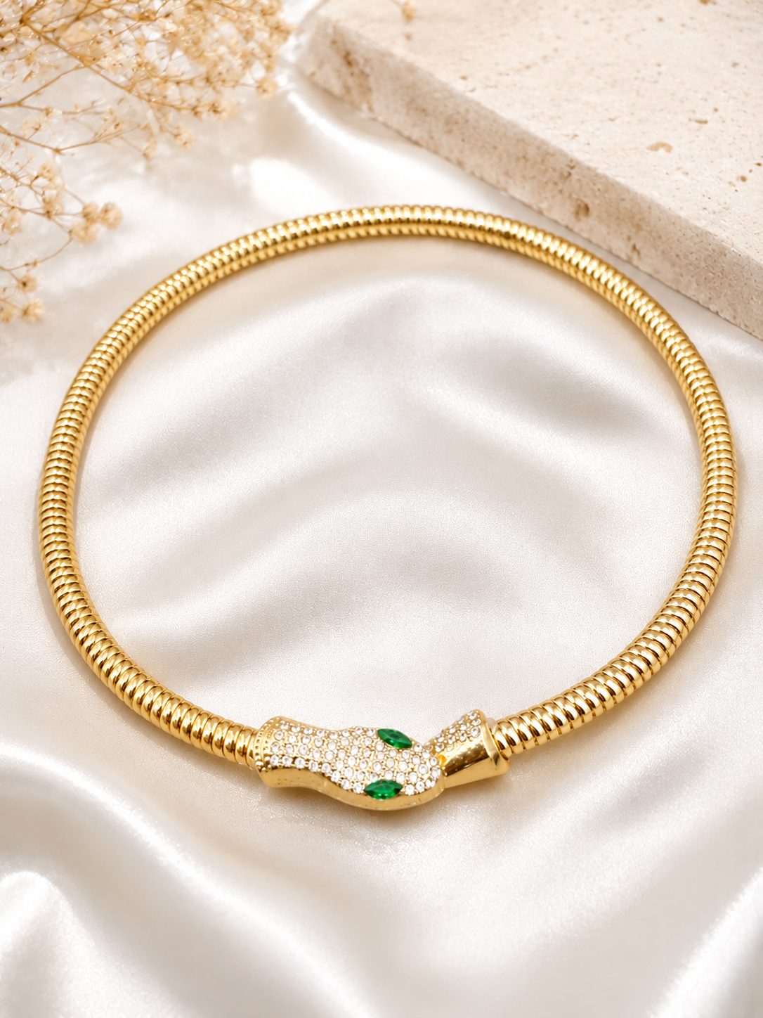Cuddle Serpent Collar Necklace