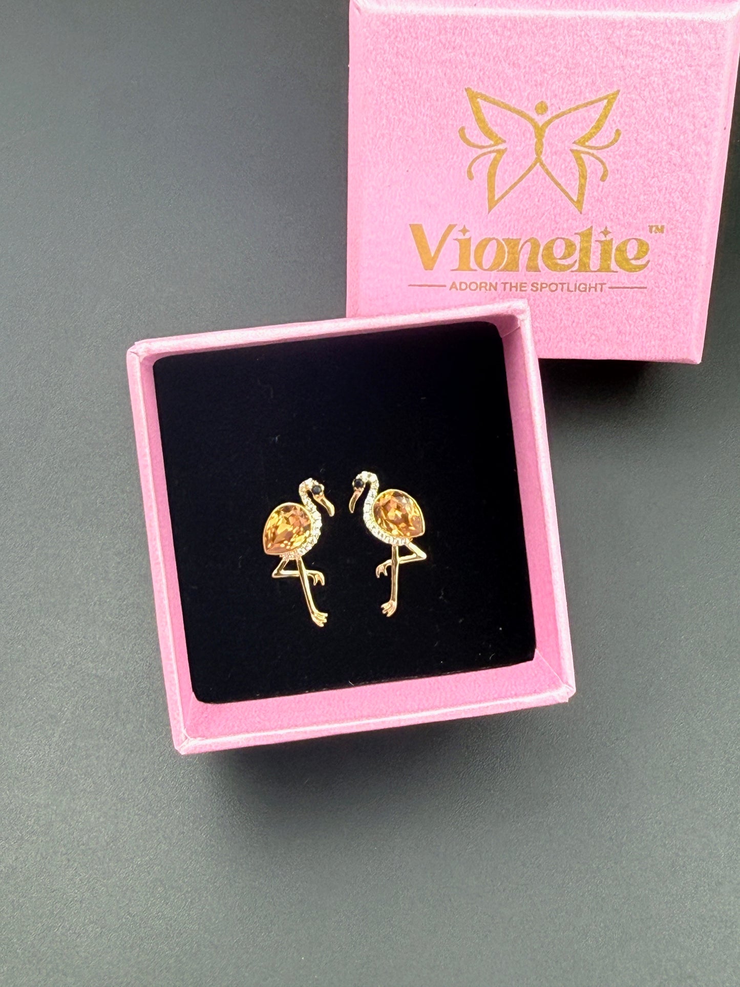 Cute Flamingo Studs