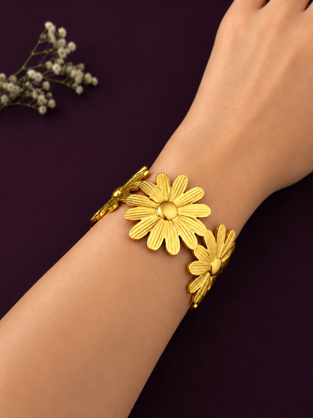 Daisy Muse Cuff Bracelet