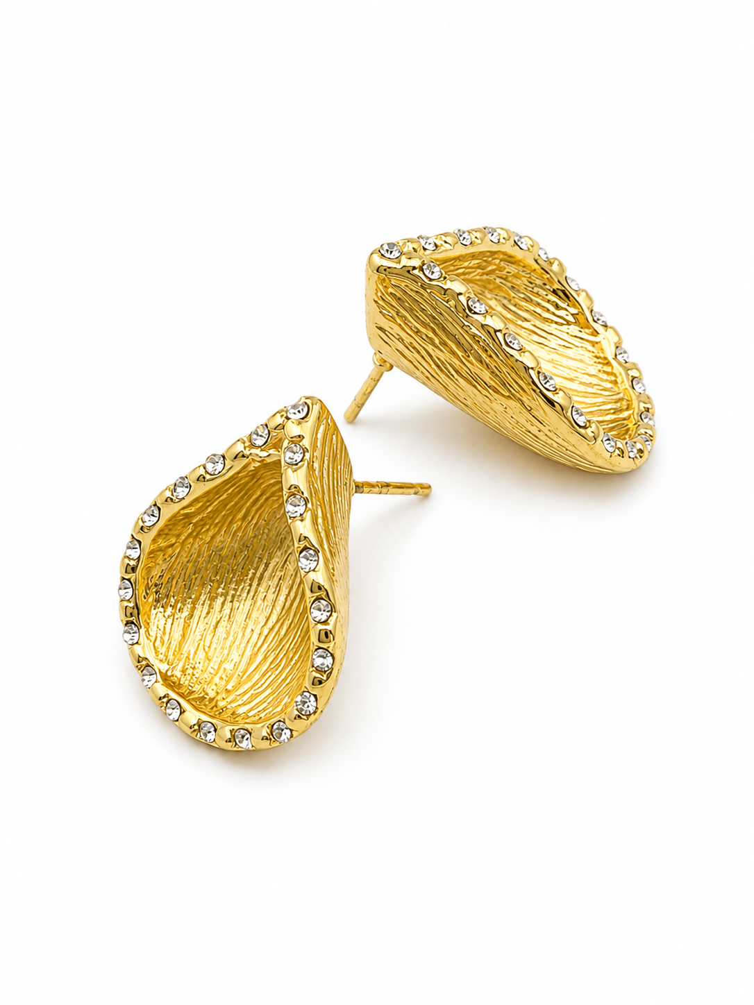 Diamond Shell Studs