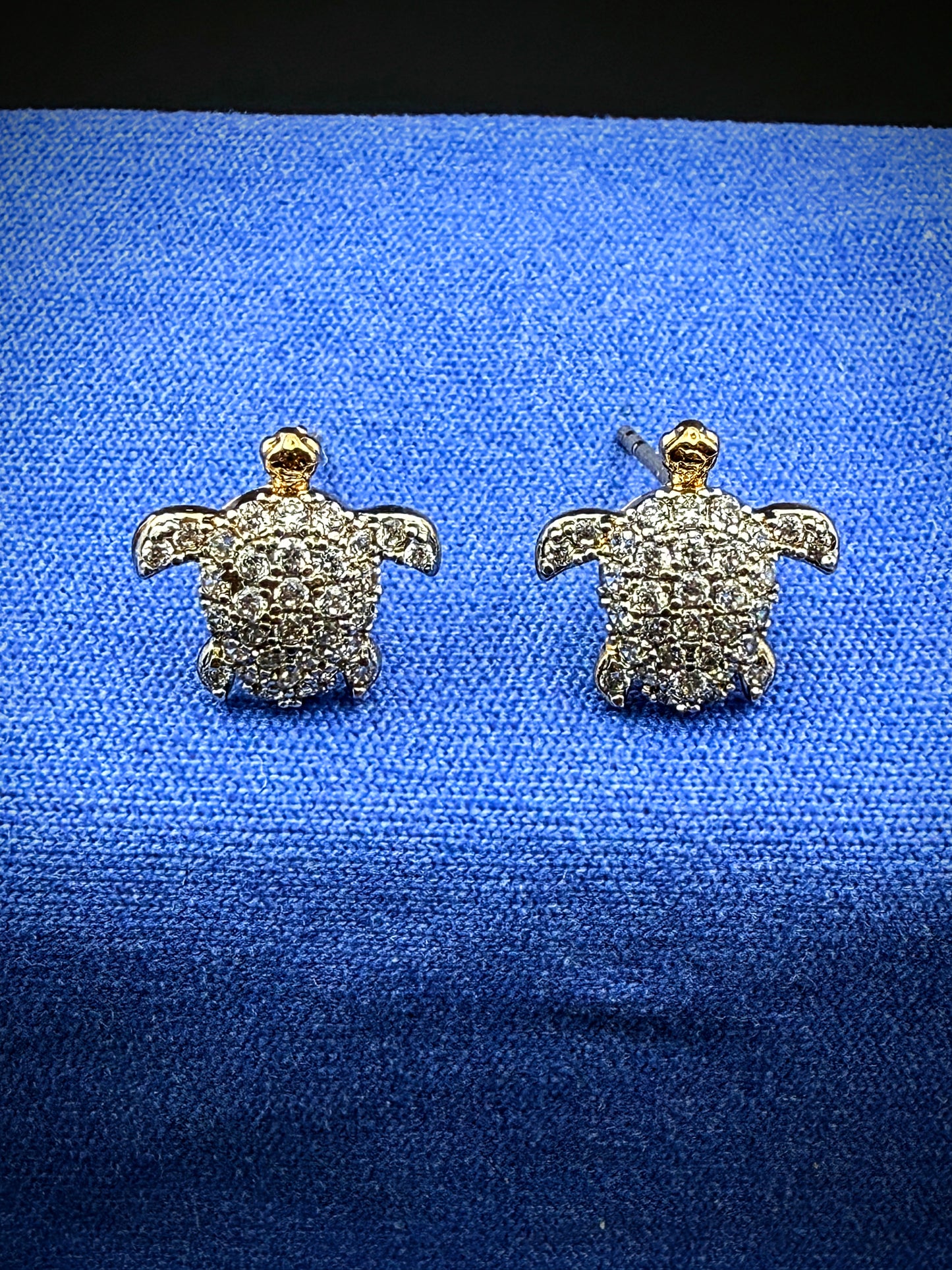 Diamond Tortoise Studs