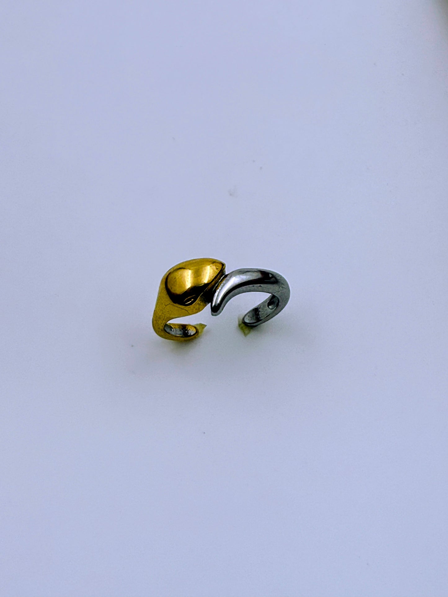 Dual Tone Serpent Ring