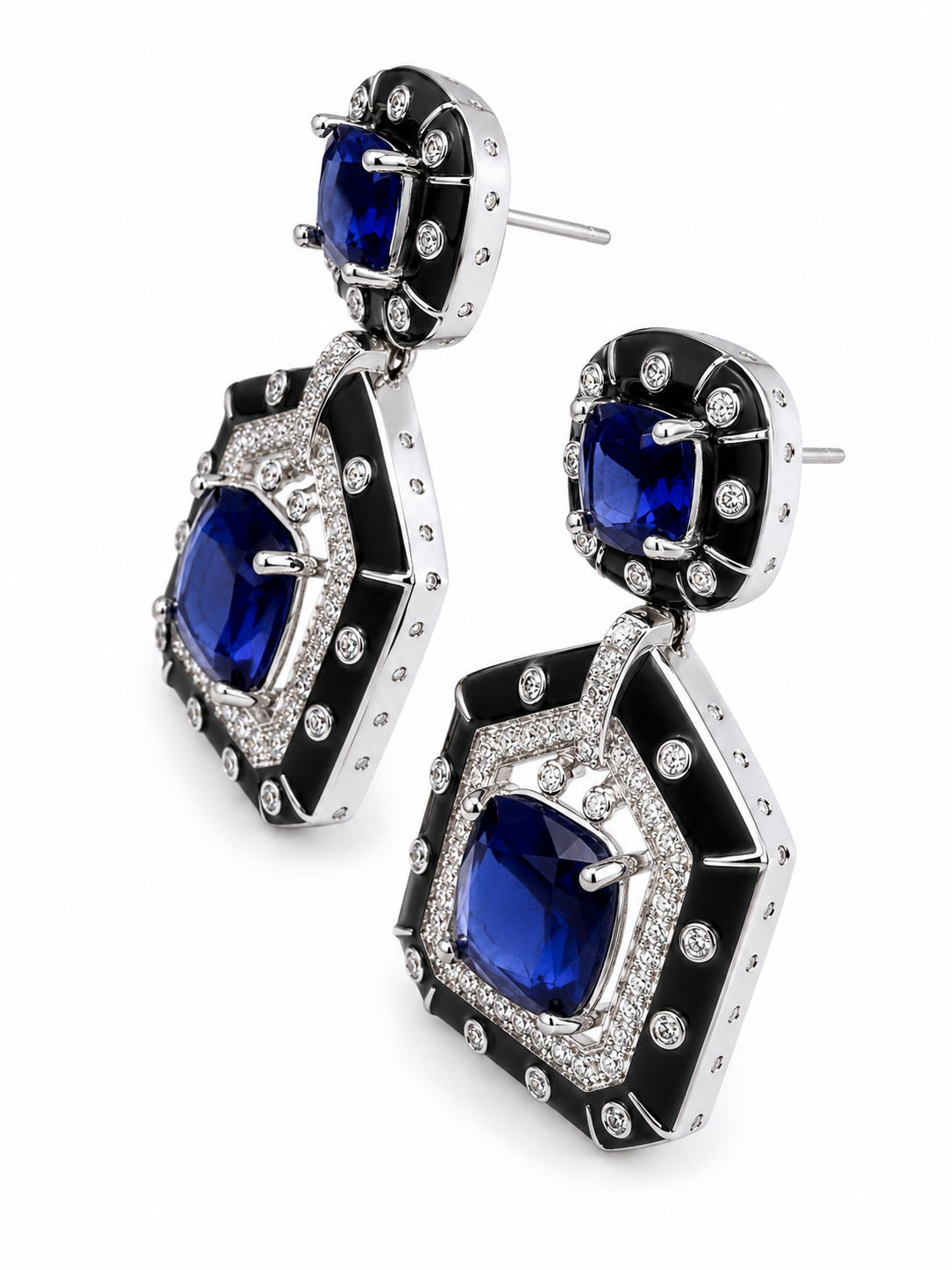 Imperial Sapphire Earrings