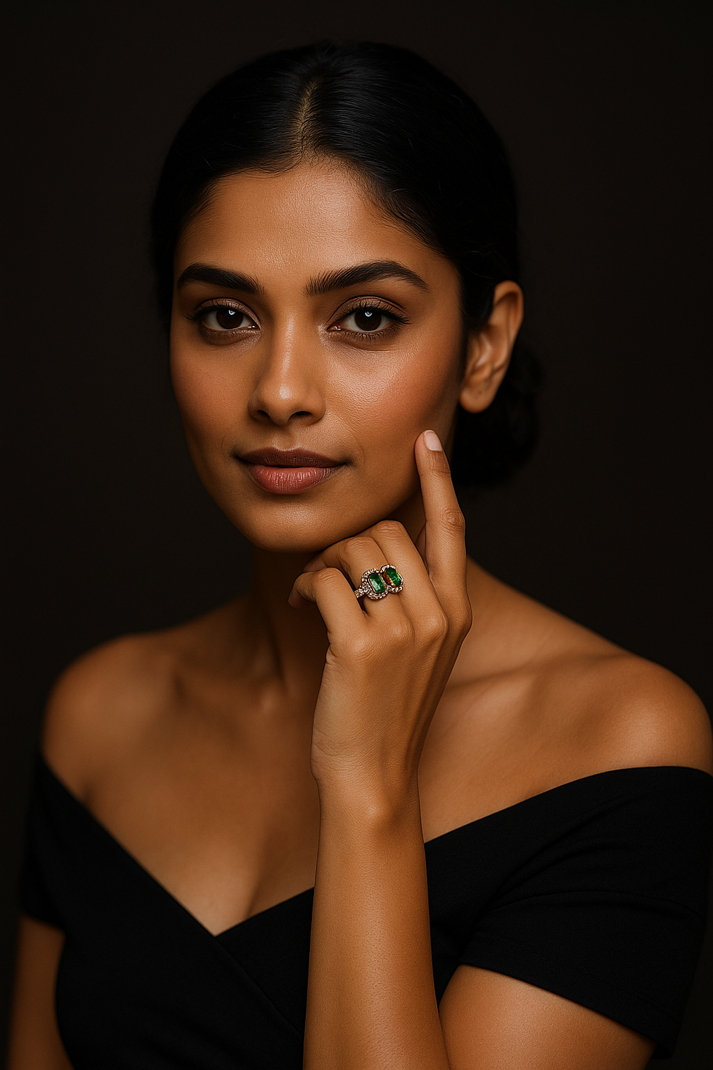 Elegant Emerald Ring