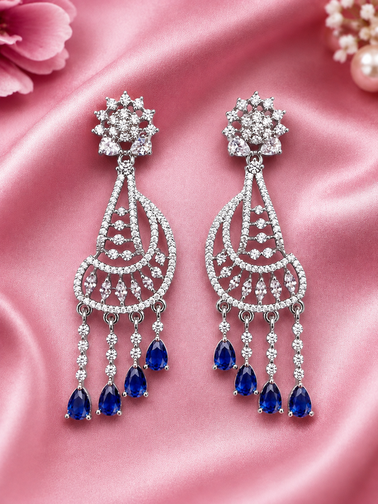 Elvarine Fusion Earrings - Blue