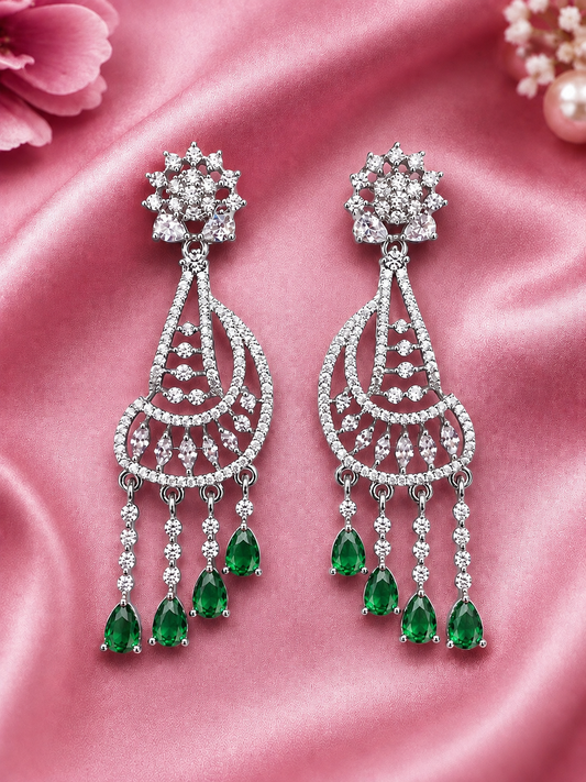 Elvarine Fusion Earrings - Green