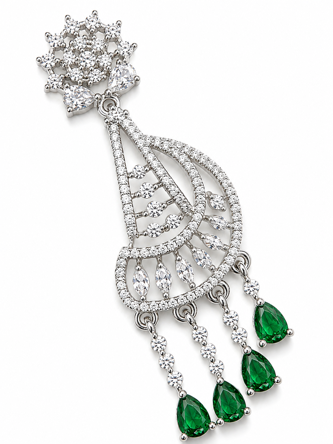 Elvarine Fusion Earrings - Green