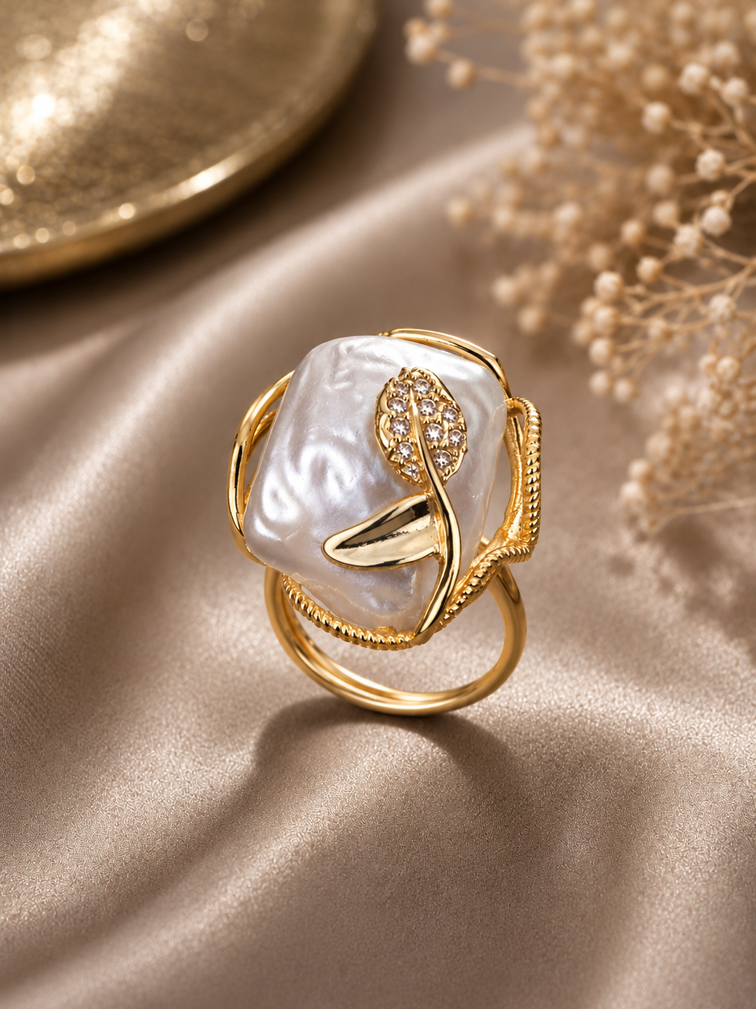 Embrace Pearl Ring