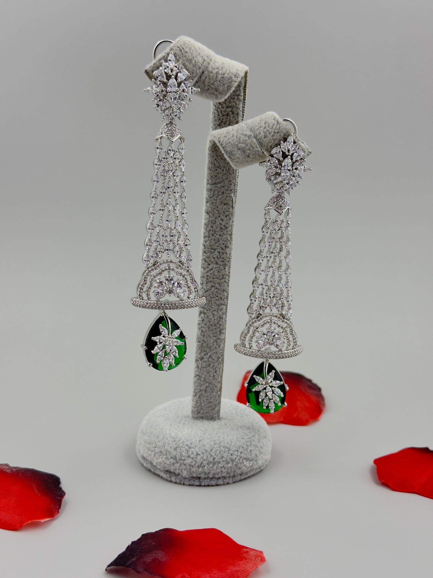 Emerald Envy Drop Earrings