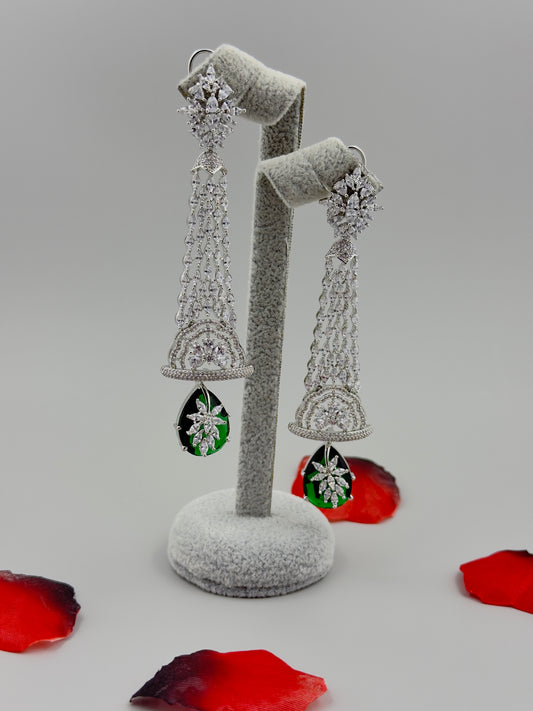 Emerald Envy Drop Earrings