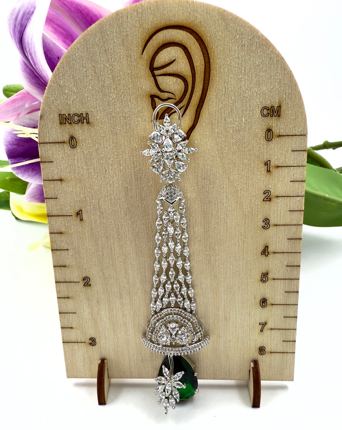 Emerald Envy Drop Earrings