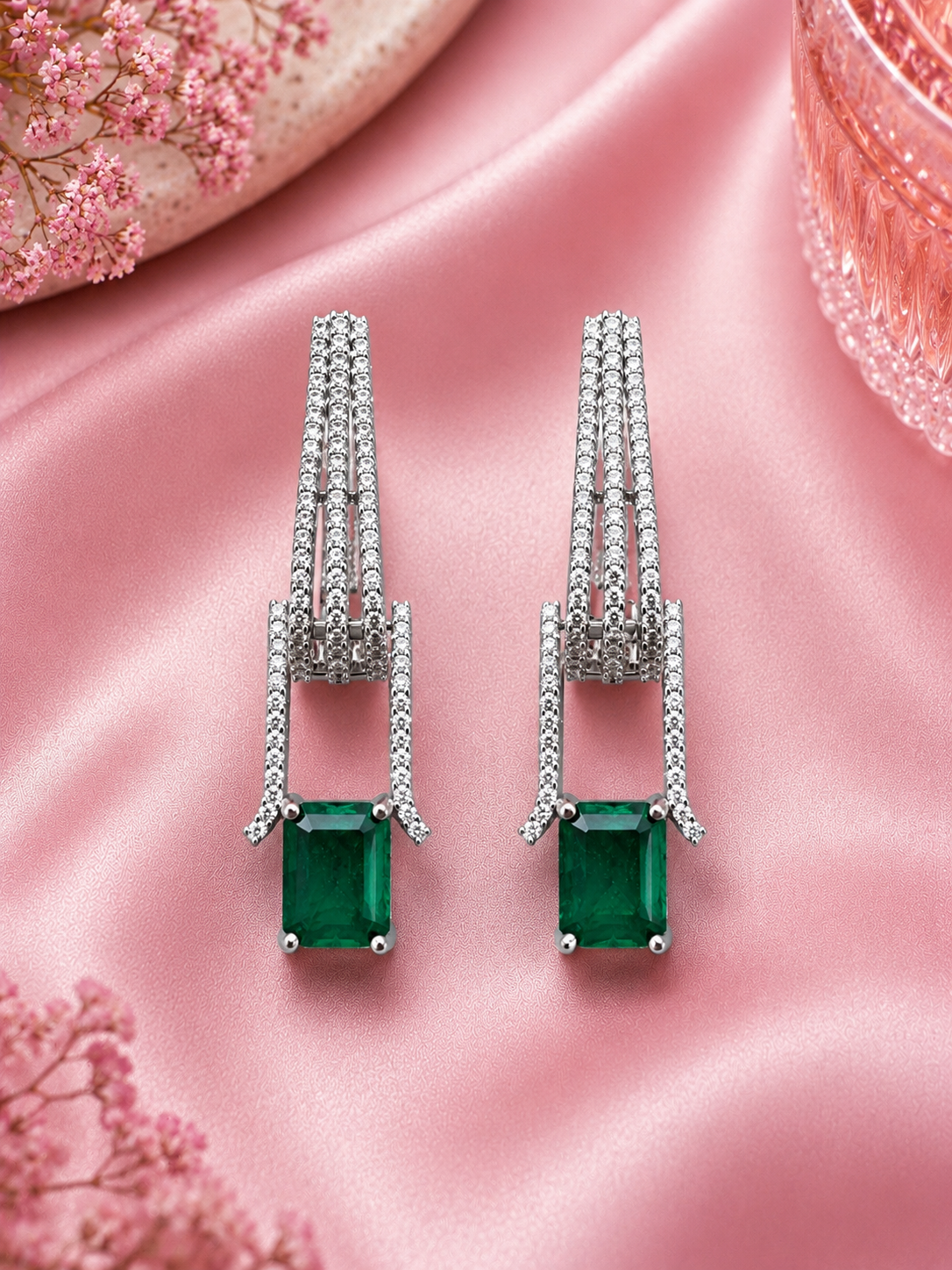Emerald Skyline Hoops